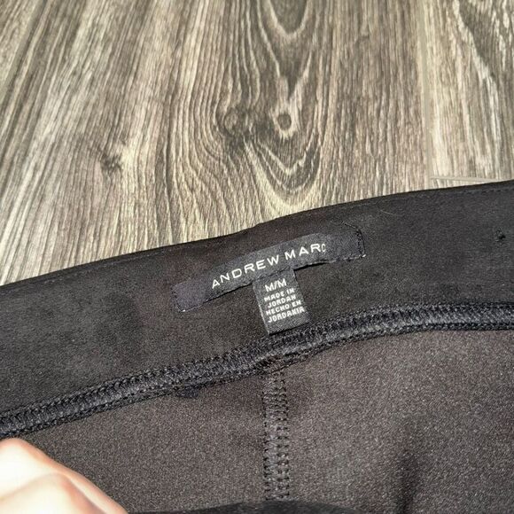 Andrew Marc Womens Lightweight Faux Suede Pull on Pant - Picture 4 of 6